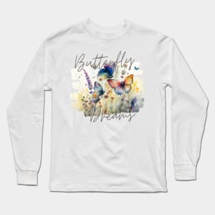 Rainbow Butterfly Dreams Long Sleeve T-Shirt